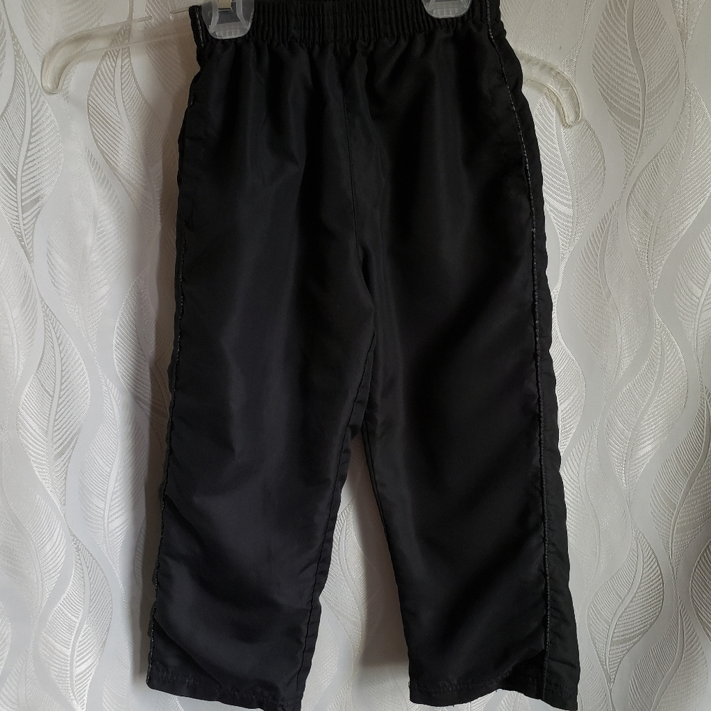 Kenneth Cole Reaction Black Track Pants